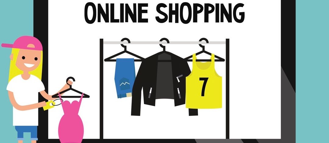 teen shopping for clothes online