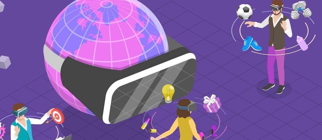 Metaverse Virtual Worlds, Augmented Reality Technology