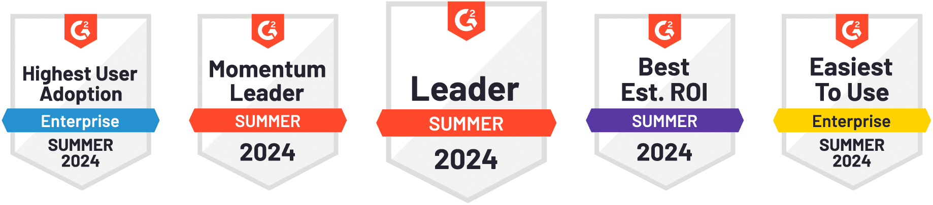 Summer 2024 G2 Badges