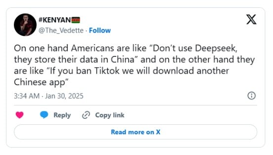 DeepSeek ban