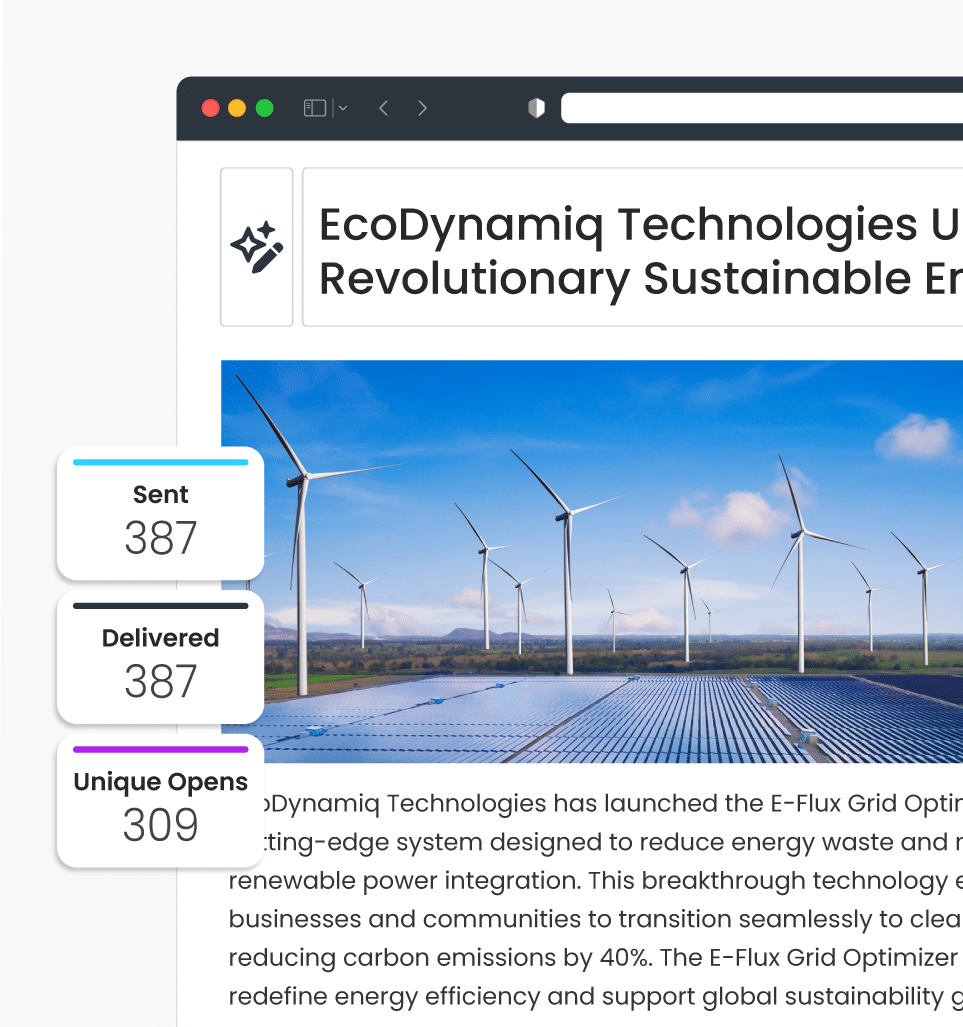 Newswire Ecodynamiq Stats